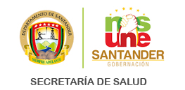 Logo de la Secretaría de Salud de Santander con enlace a su página web