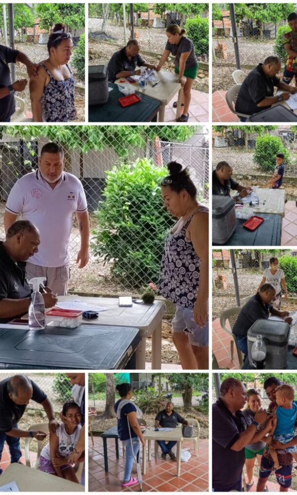 Imagen de la Brigada de Salud en el Corregimiento El Centro