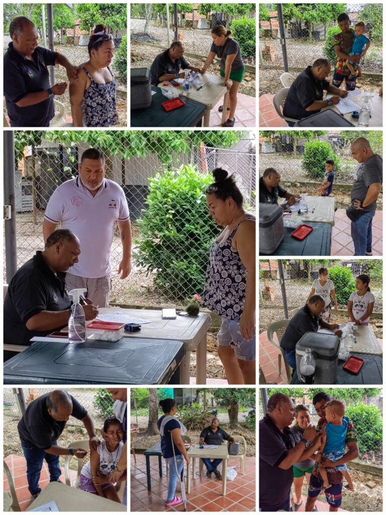 Imagen de la Brigada de Salud en el Corregimiento El Centro