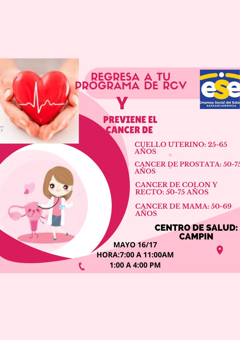 Publicación de invitación para el programa de RCV