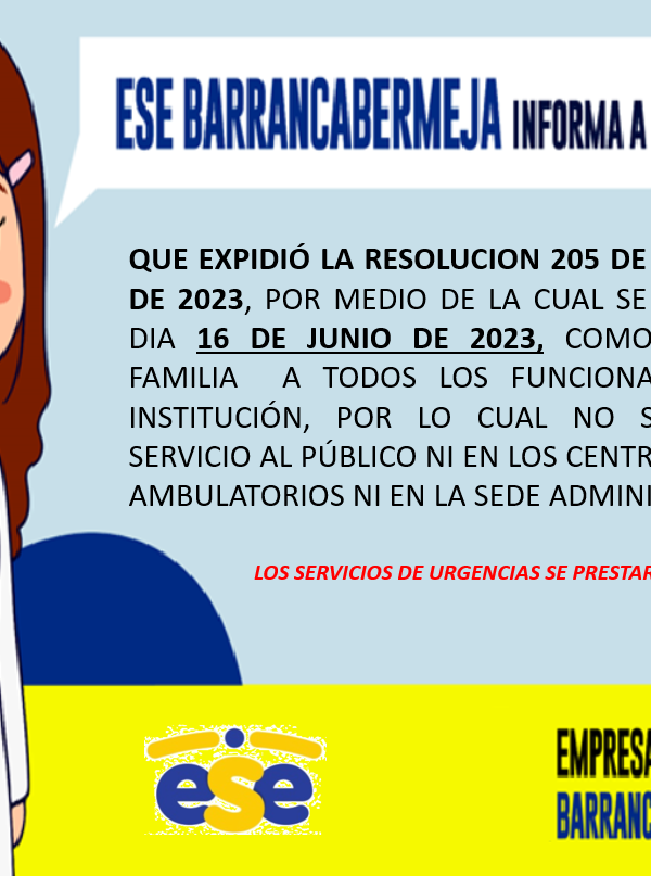 Publicación sobre la Resolución 205 de 6 de Junio de 2023